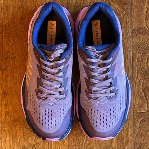 Hoka One TORRENT 3 Womens 6.5B Trail Running Sneaker Wistful Mauve Cyclamen WMCY